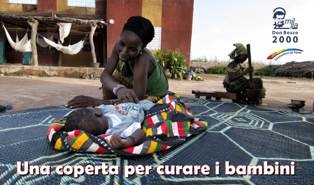 Una coperta per curare in bambini in Senegal